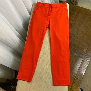 Red J Crew Capri pants
